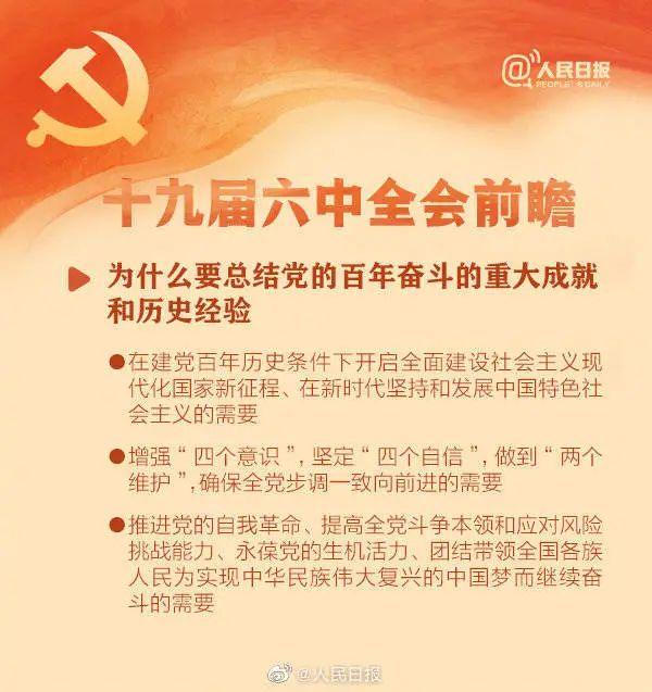 敲黑板！十九屆六中全會知識點(diǎn)來了